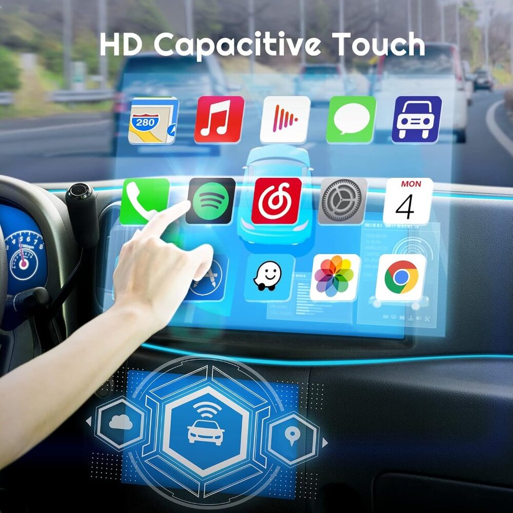 Car Stereo Bluetooth with Voice Control Backup Camera 5.3" TouchScreen - Picture 2 of 7